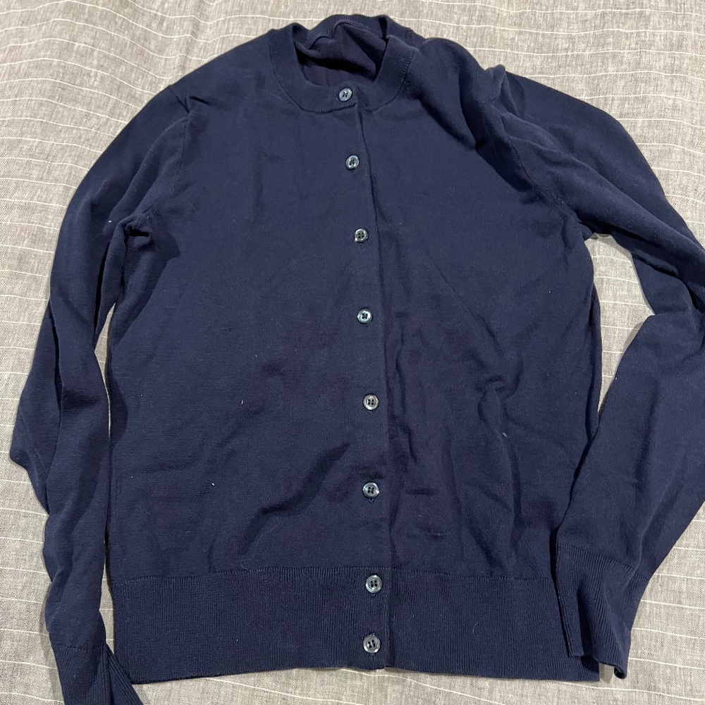 J. Crew Women's Cardigan - Navy - Size XS